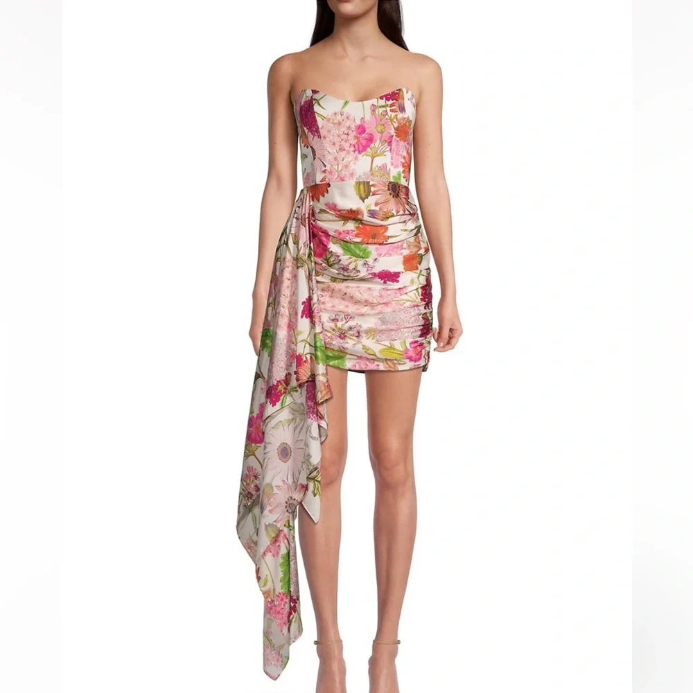 KATIE MAY Chasing Dawn Dress in Pink Daisy WORN ONCE - Picture 2 of 6